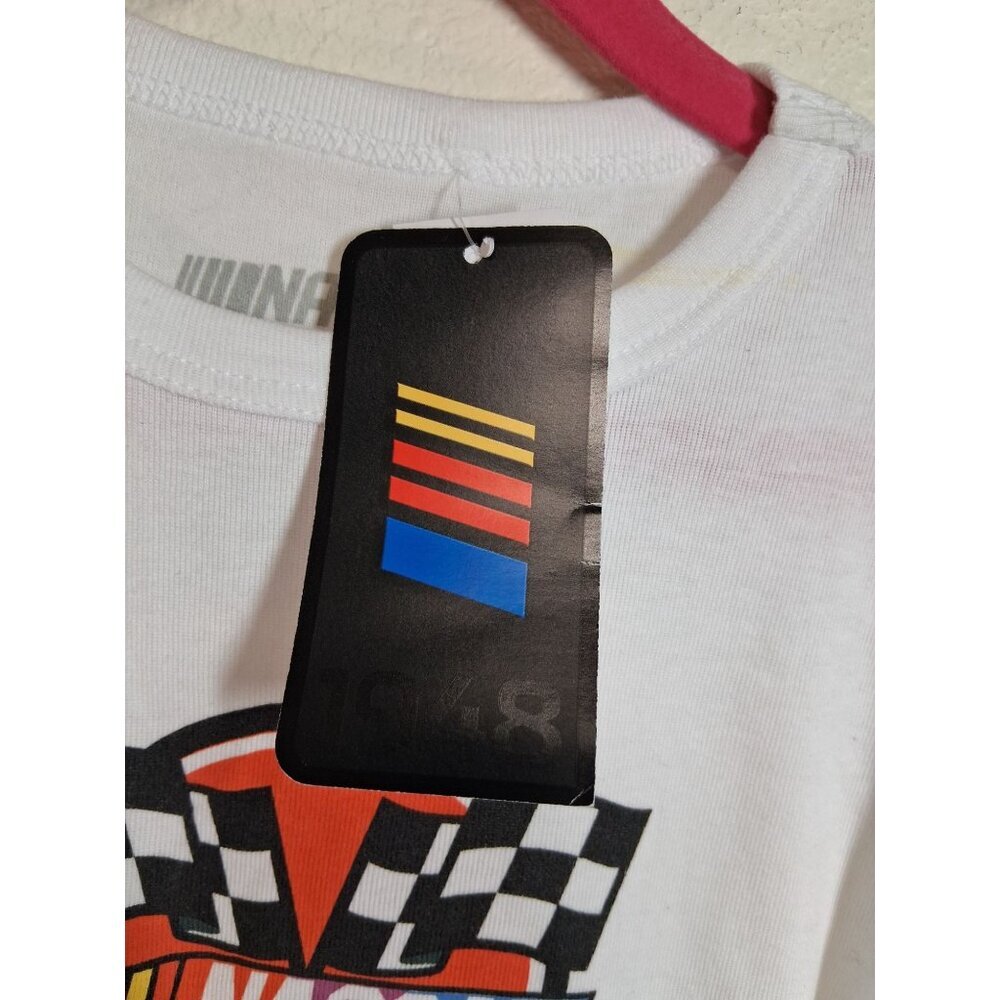 NWT Nascar Racing T-Shirt Casual Short Sleeve Crew Neck Unisex Youth Size XS - Picture 7 of 7